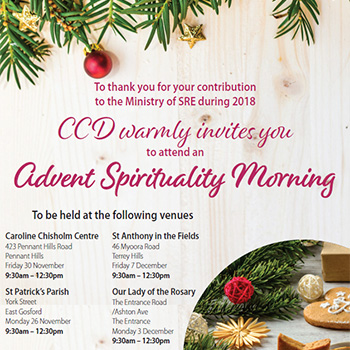 CCD Advent Spirituality Mornings